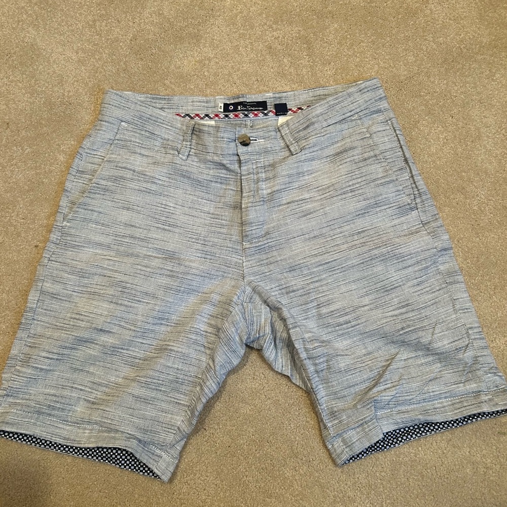 Men’s slate colored beach shorts